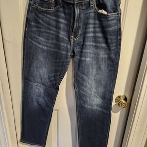 Calvin Klein Men's Blue Straight Jeans Classic Denim